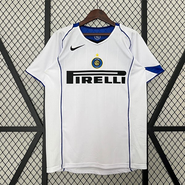 Tailandia Camiseta Inter Milan Replica Segunda Ropa Retro 2004 2005